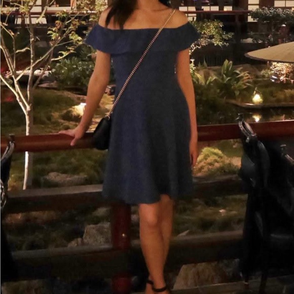 Lucy Paris Navy Mini Dress - Picture 1 of 3